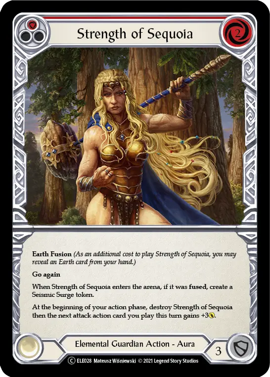 Strength of Sequoia — Tales of Aria - Unlimited — Rainbow Foil