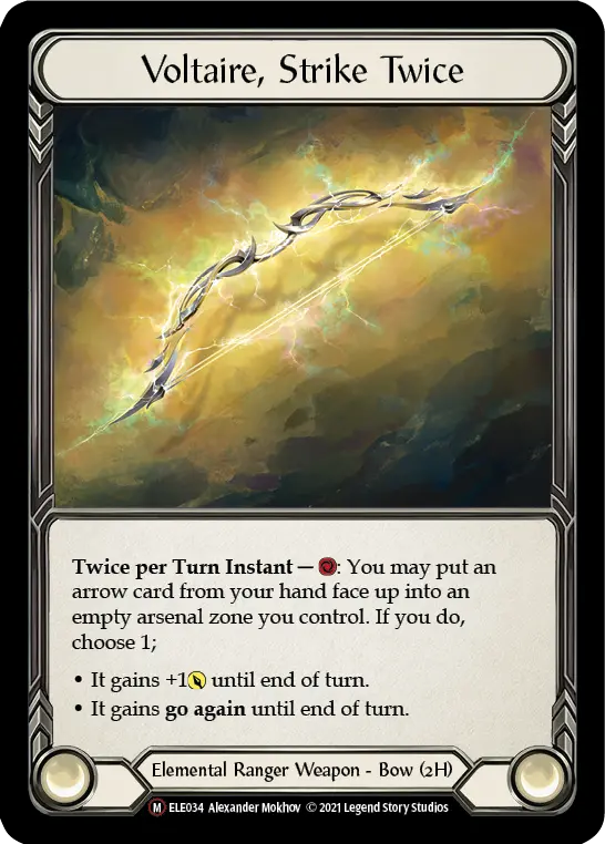Voltaire, Strike Twice — Tales of Aria - Unlimited — Rainbow Foil