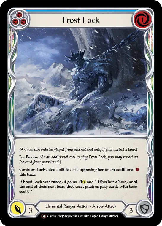 Frost Lock — Tales of Aria - Unlimited — Rainbow Foil