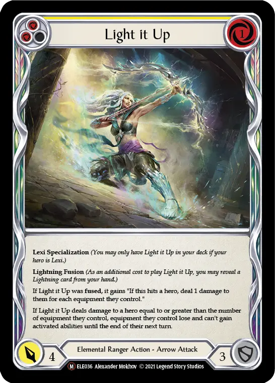Light it Up — Tales of Aria - Unlimited — Rainbow Foil