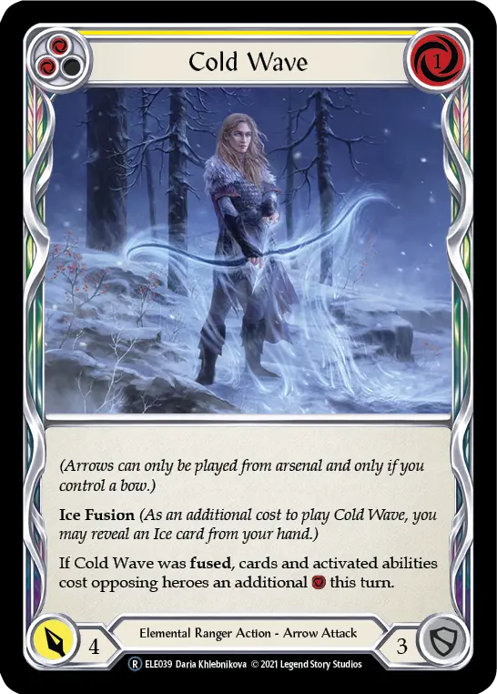 Cold Wave — Tales of Aria - Unlimited — Rainbow Foil