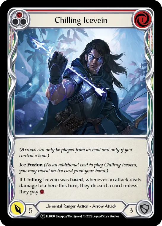 Chilling Icevein — Tales of Aria - Unlimited — Rainbow Foil