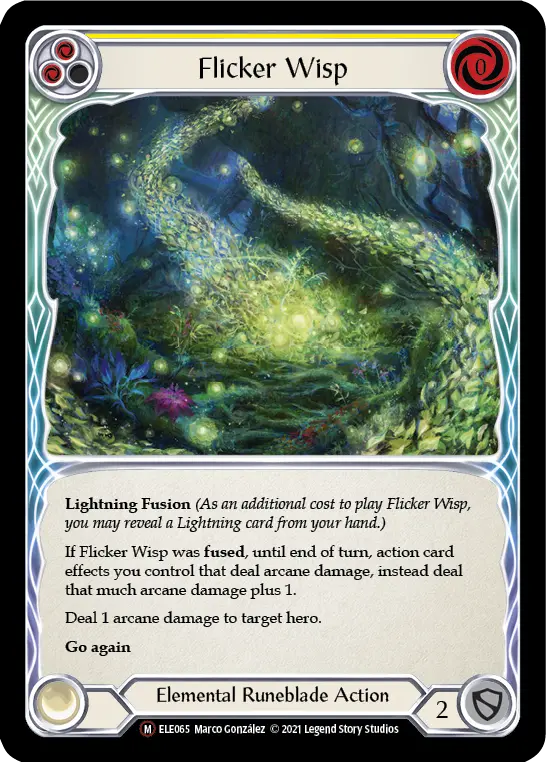 Flicker Wisp — Tales of Aria - Unlimited — Rainbow Foil