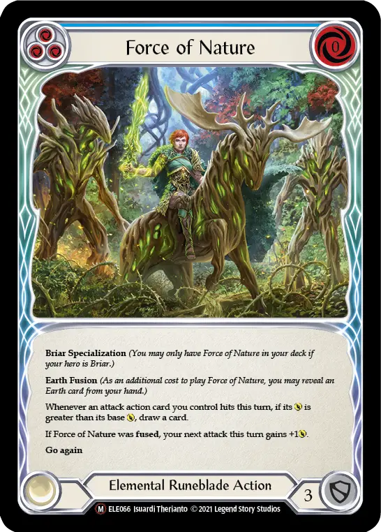 Force of Nature — Tales of Aria - Unlimited — Rainbow Foil