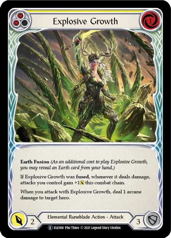 Explosive Growth — Tales of Aria - Unlimited — Rainbow Foil