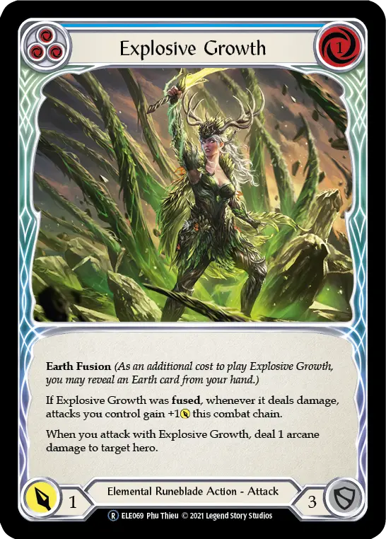 Explosive Growth — Tales of Aria - Unlimited — Rainbow Foil