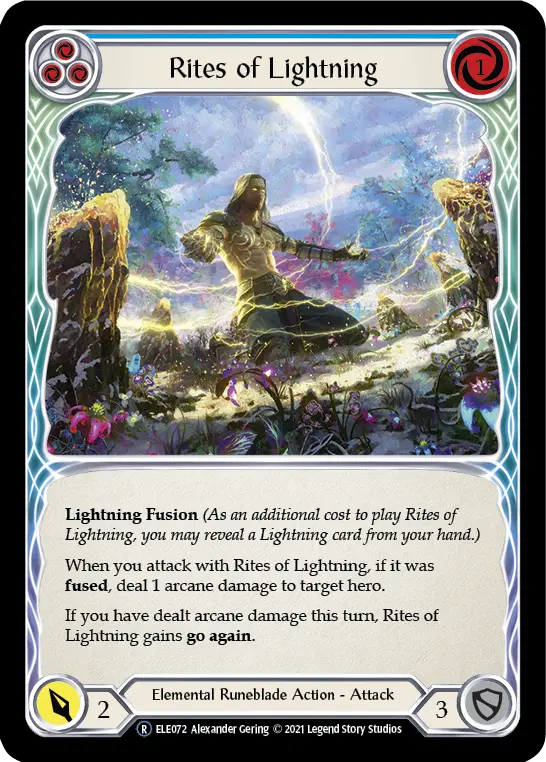 Rites of Lightning — Tales of Aria - Unlimited — Rainbow Foil