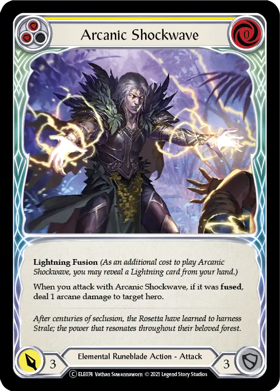 Arcanic Shockwave — Tales of Aria - Unlimited — Rainbow Foil