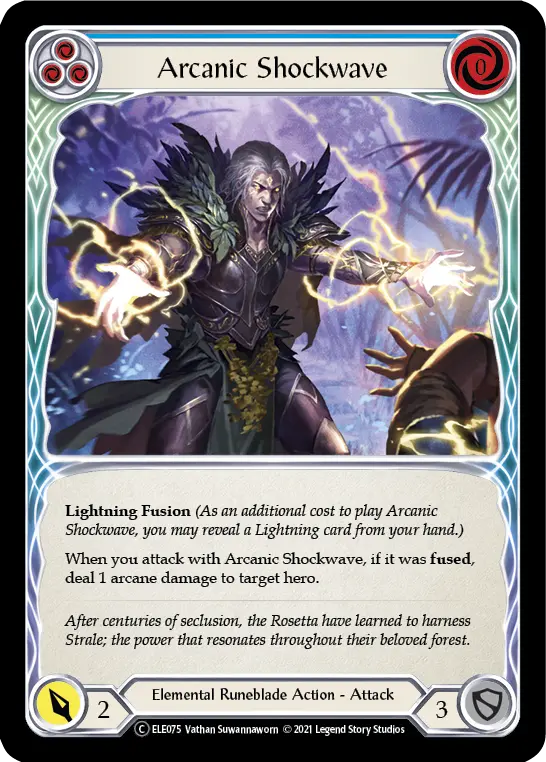 Arcanic Shockwave — Tales of Aria - Unlimited — Rainbow Foil