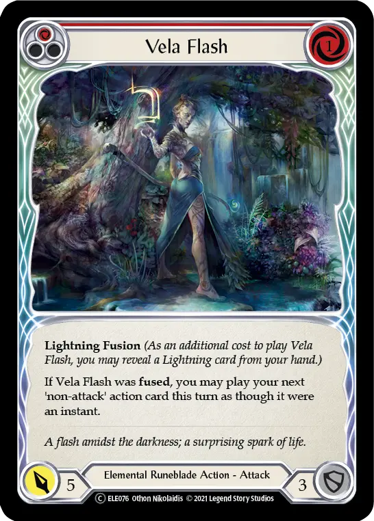 Vela Flash — Tales of Aria - Unlimited — Rainbow Foil
