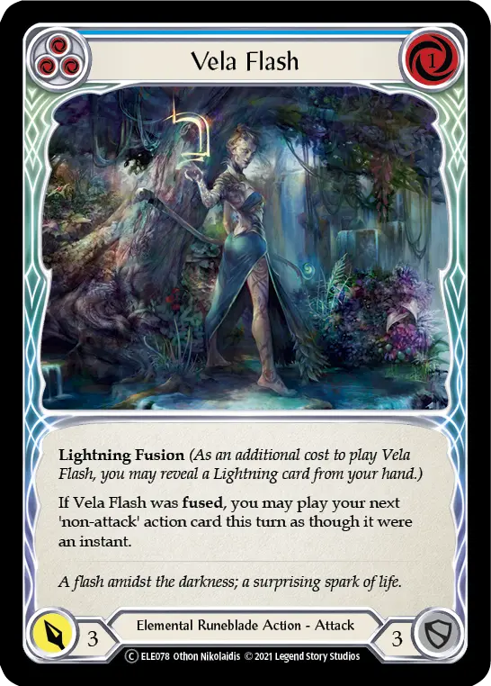 Vela Flash — Tales of Aria - Unlimited — Rainbow Foil
