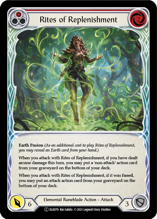 Rites of Replenishment — Tales of Aria - Unlimited — Rainbow Foil