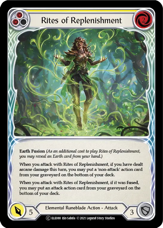 Rites of Replenishment — Tales of Aria - Unlimited — Rainbow Foil