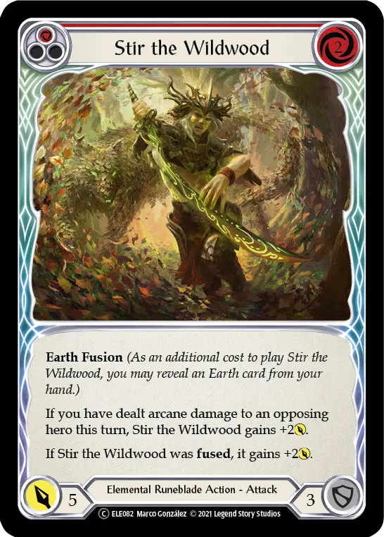 Stir the Wildwood — Tales of Aria - Unlimited — Rainbow Foil