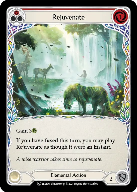 Rejuvenate — Tales of Aria - Unlimited — Rainbow Foil