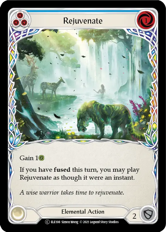 Rejuvenate — Tales of Aria - Unlimited — Rainbow Foil