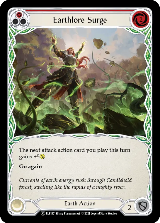 Earthlore Surge — Tales of Aria - Unlimited — Rainbow Foil
