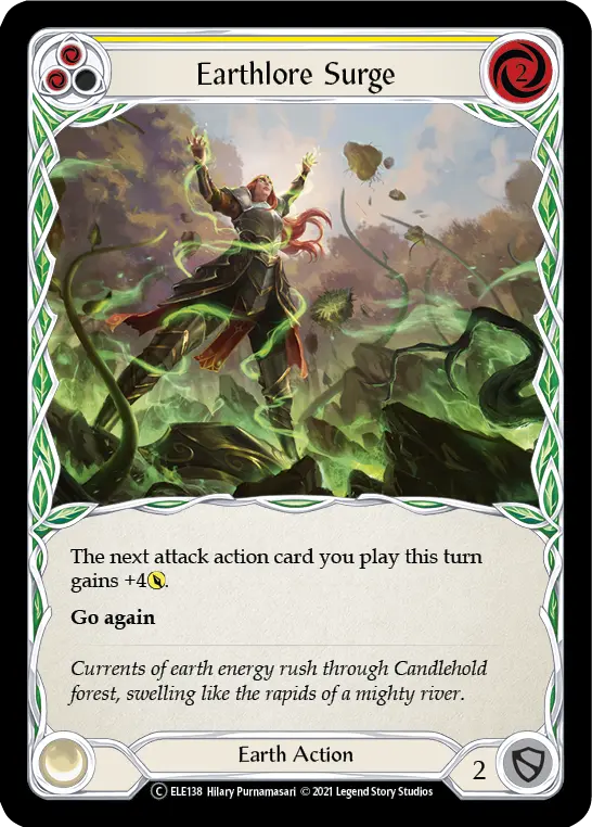 Earthlore Surge — Tales of Aria - Unlimited — Rainbow Foil