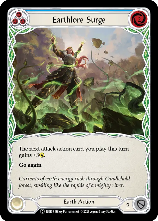 Earthlore Surge — Tales of Aria - Unlimited — Rainbow Foil