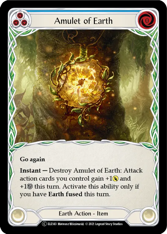 Amulet of Earth — Tales of Aria - Unlimited — Rainbow Foil