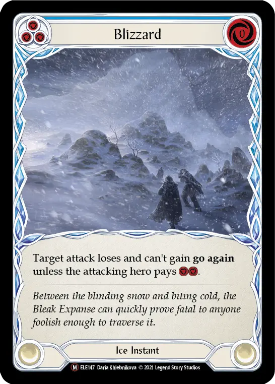Blizzard — Tales of Aria - Unlimited — Rainbow Foil