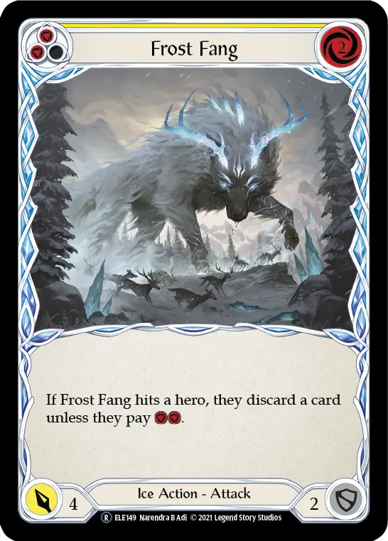 Frost Fang — Tales of Aria - Unlimited — Rainbow Foil