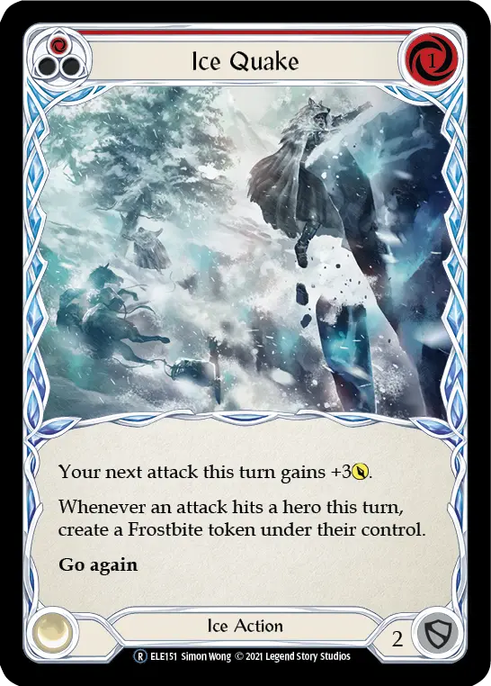 Ice Quake — Tales of Aria - Unlimited — Rainbow Foil