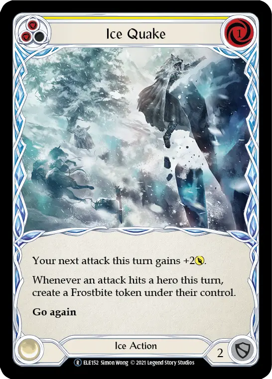 Ice Quake — Tales of Aria - Unlimited — Rainbow Foil