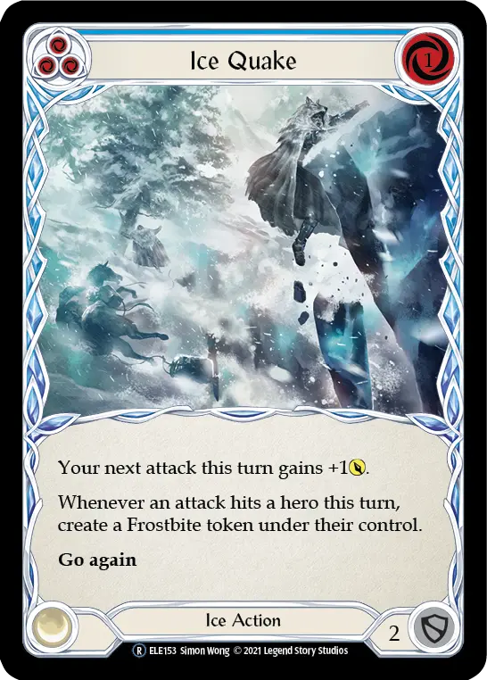 Ice Quake — Tales of Aria - Unlimited — Rainbow Foil