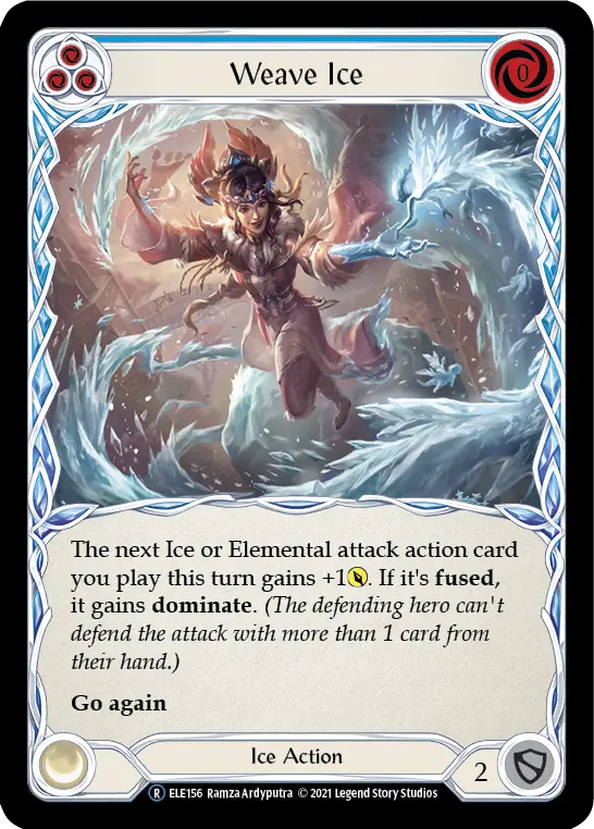 Weave Ice — Tales of Aria - Unlimited — Rainbow Foil