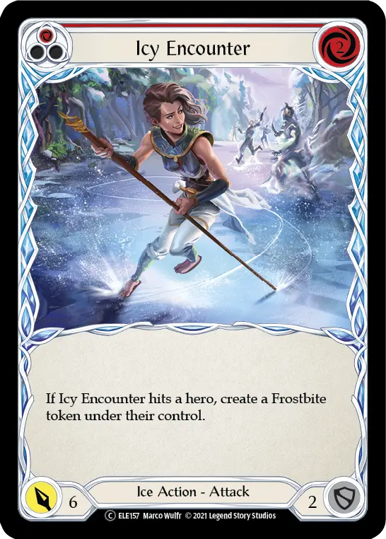 Icy Encounter — Tales of Aria - Unlimited — Rainbow Foil