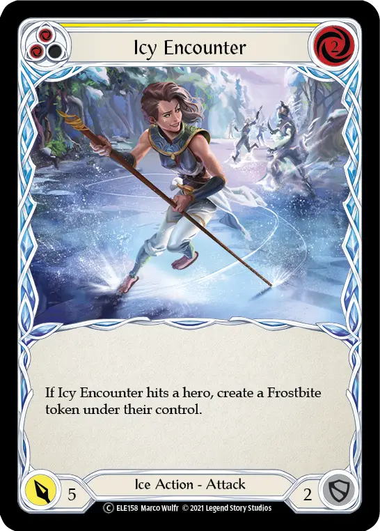 Icy Encounter — Tales of Aria - Unlimited — Rainbow Foil