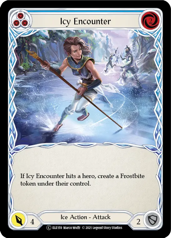 Icy Encounter — Tales of Aria - Unlimited — Rainbow Foil