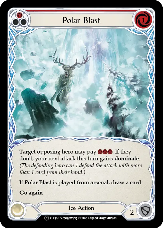 Polar Blast — Tales of Aria - Unlimited — Rainbow Foil