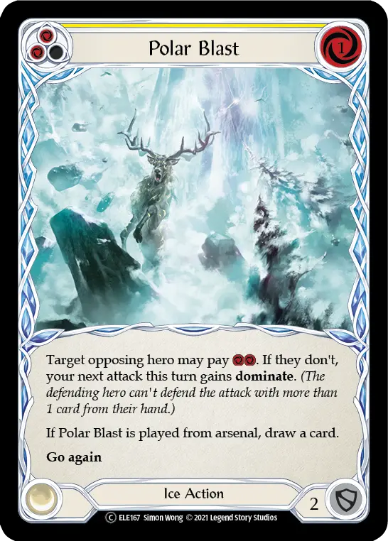Polar Blast — Tales of Aria - Unlimited — Rainbow Foil