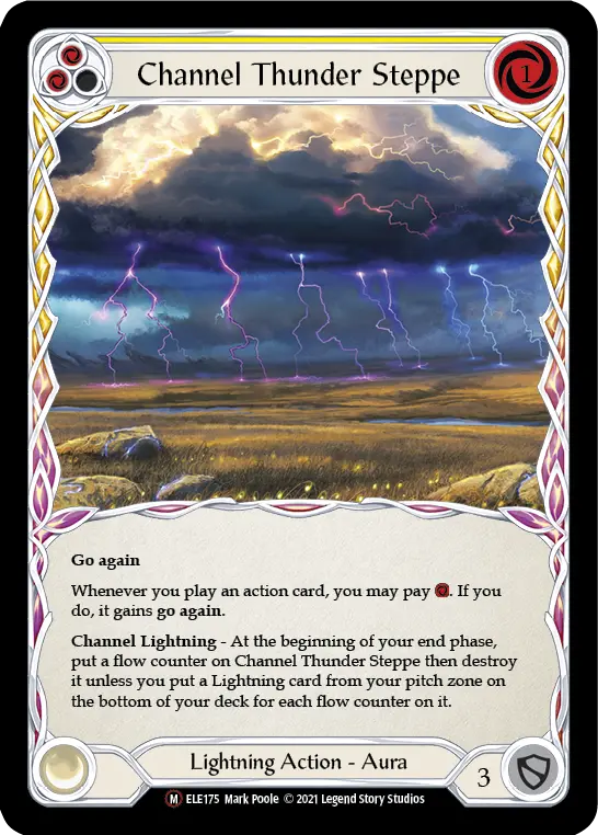 Channel Thunder Steppe — Tales of Aria - Unlimited — Rainbow Foil