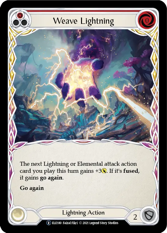Weave Lightning — Tales of Aria - Unlimited — Rainbow Foil