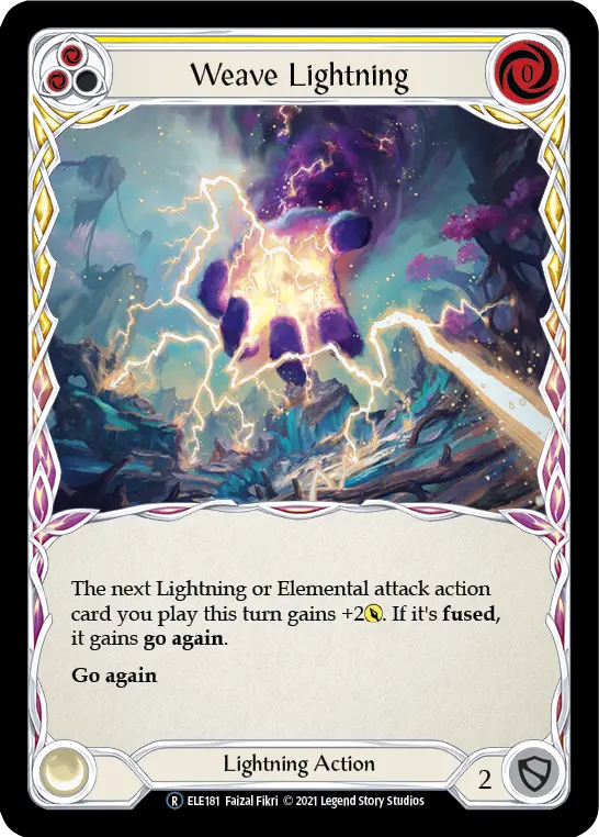 Weave Lightning — Tales of Aria - Unlimited — Rainbow Foil
