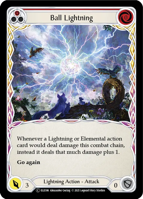 Ball Lightning — Tales of Aria - Unlimited — Rainbow Foil