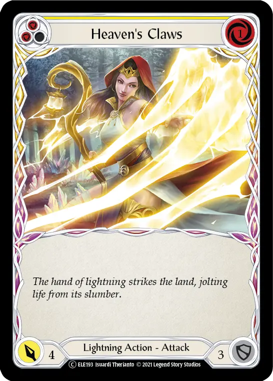 Heaven's Claws — Tales of Aria - Unlimited — Rainbow Foil