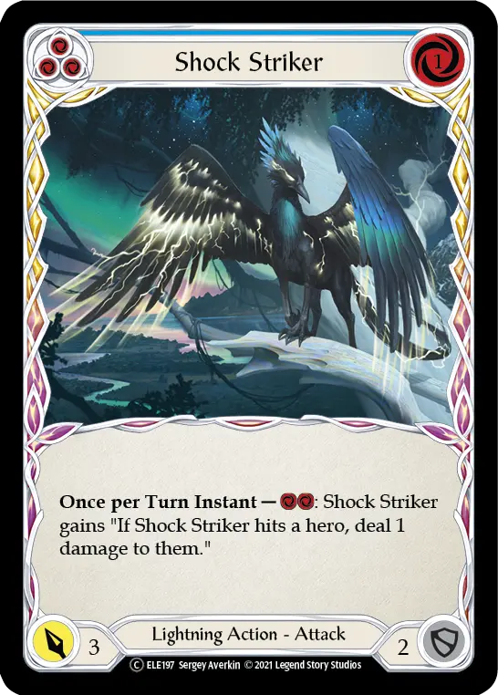 Shock Striker — Tales of Aria - Unlimited — Rainbow Foil