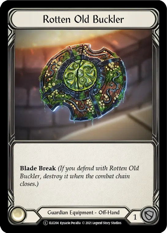 Rotten Old Buckler — Tales of Aria - Unlimited — Rainbow Foil