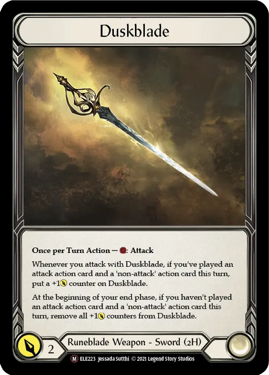 Duskblade — Tales of Aria - Unlimited — Rainbow Foil