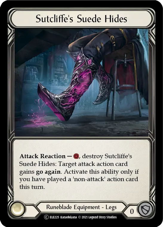 Sutcliffe's Suede Hides — Tales of Aria - Unlimited — Rainbow Foil