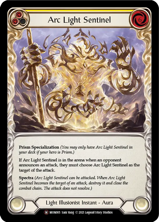 Arc Light Sentinel — Monarch - Unlimited — Rainbow Foil