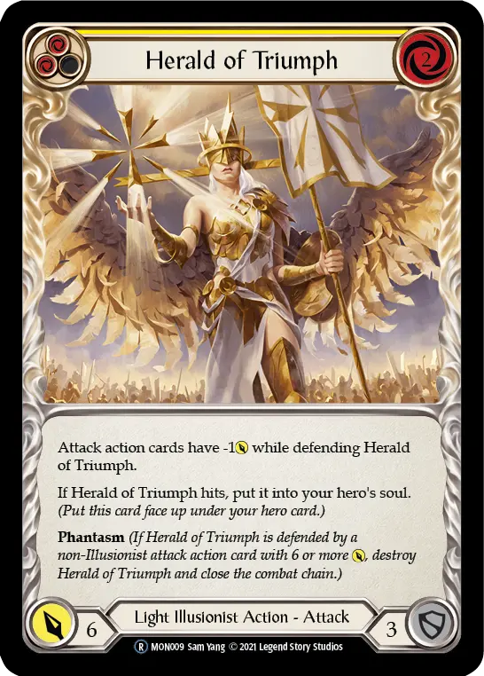 Herald of Triumph — Monarch - Unlimited — Rainbow Foil