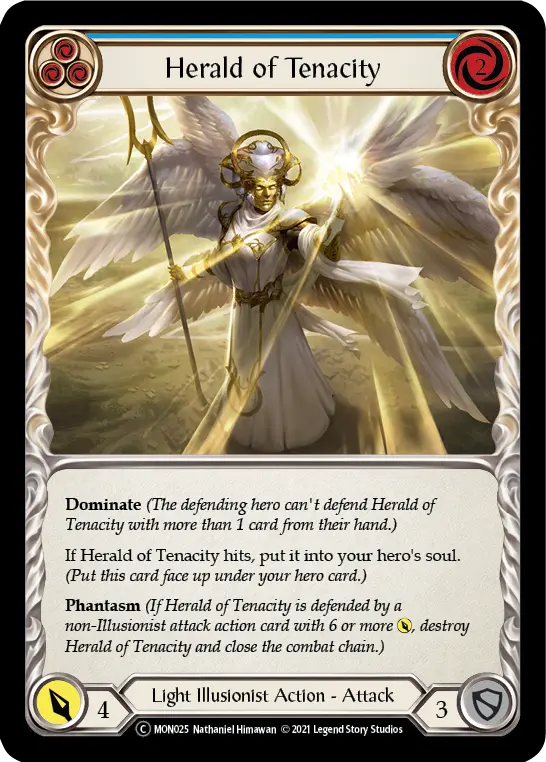 Herald of Tenacity — Monarch - Unlimited — Rainbow Foil