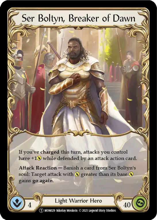 Ser Boltyn, Breaker of Dawn — Monarch - Unlimited — Extended Art