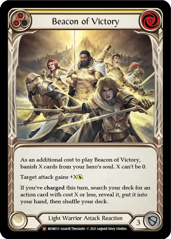 Beacon of Victory — Monarch - Unlimited — Rainbow Foil