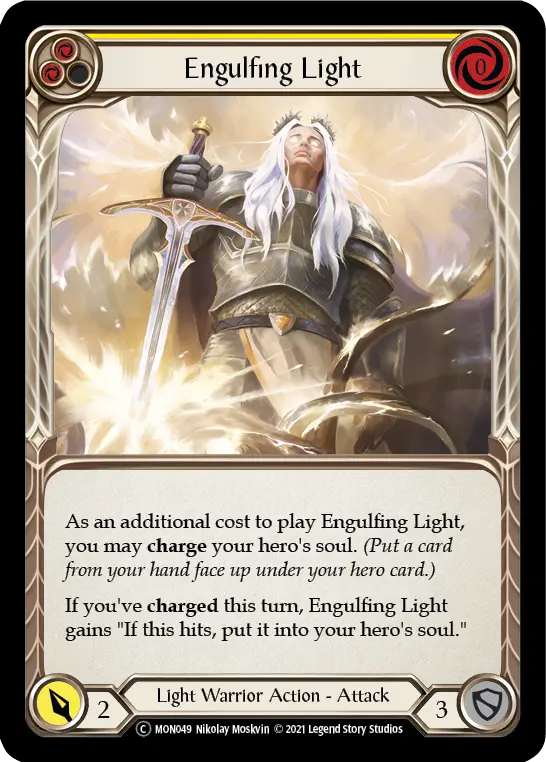 Engulfing Light — Monarch - Unlimited — Rainbow Foil
